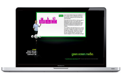 Green Screen Media website