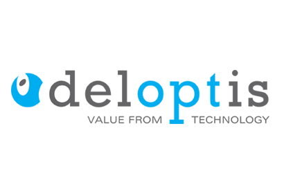 Deloptis logo.