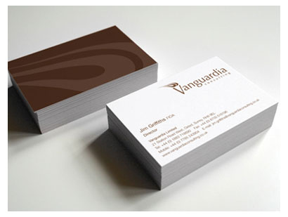 Vanguardia business cards.